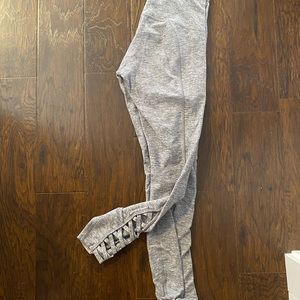 Lululemon grey criss cross leggings
